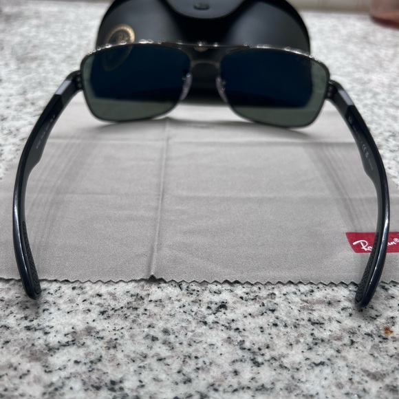 ✨EUC✨ Ray-Ban Gunmetal Square Sunglasses - Picture 4 of 10